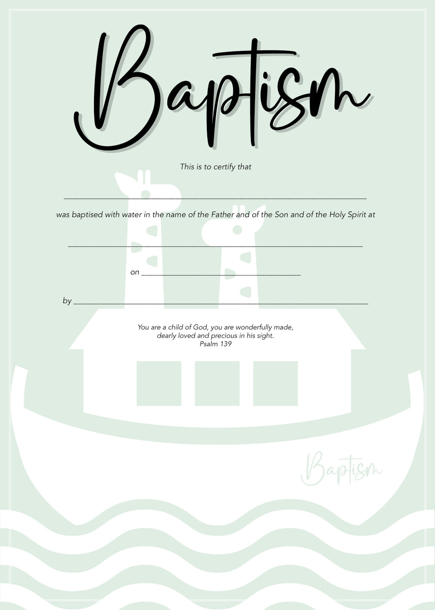 Baptism Certificate - Arc - Child – Kevin Mayhew