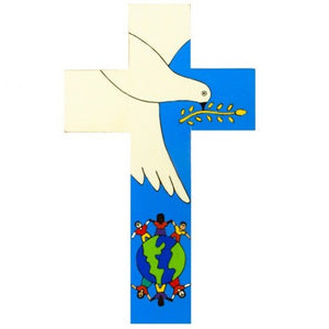 Fair Trade Dove of Peace Cross