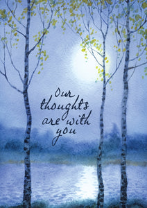 Our Thoughts - Moon Std Card Textured (6 Pack)Our Thoughts - Moon Std Card Textured (6 Pack)