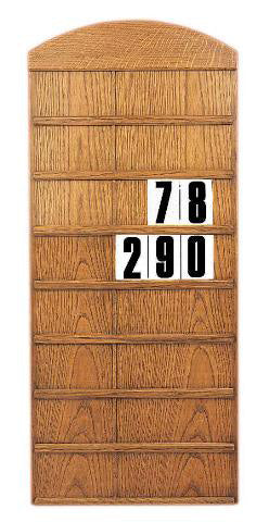 Classic Hymn Board - 5 & 8 Row Options