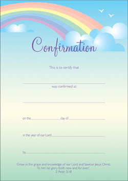 confirmation certificates templates